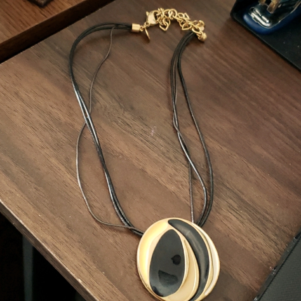 Chicos Adjustable Statement Necklace - image 1